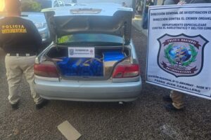 Vehiculo Automotor y la Droga Incautada